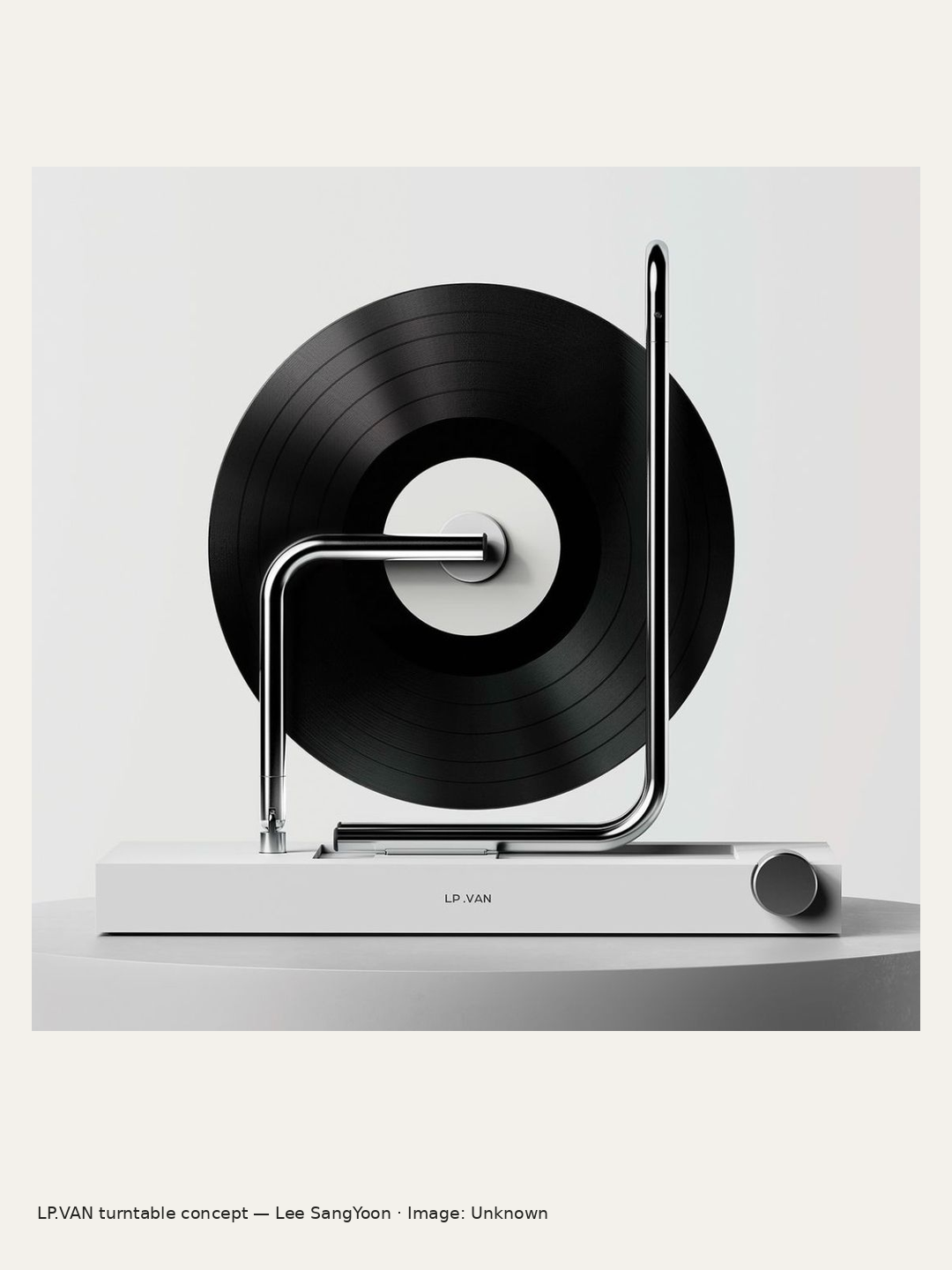 LP.VAN turntable concept