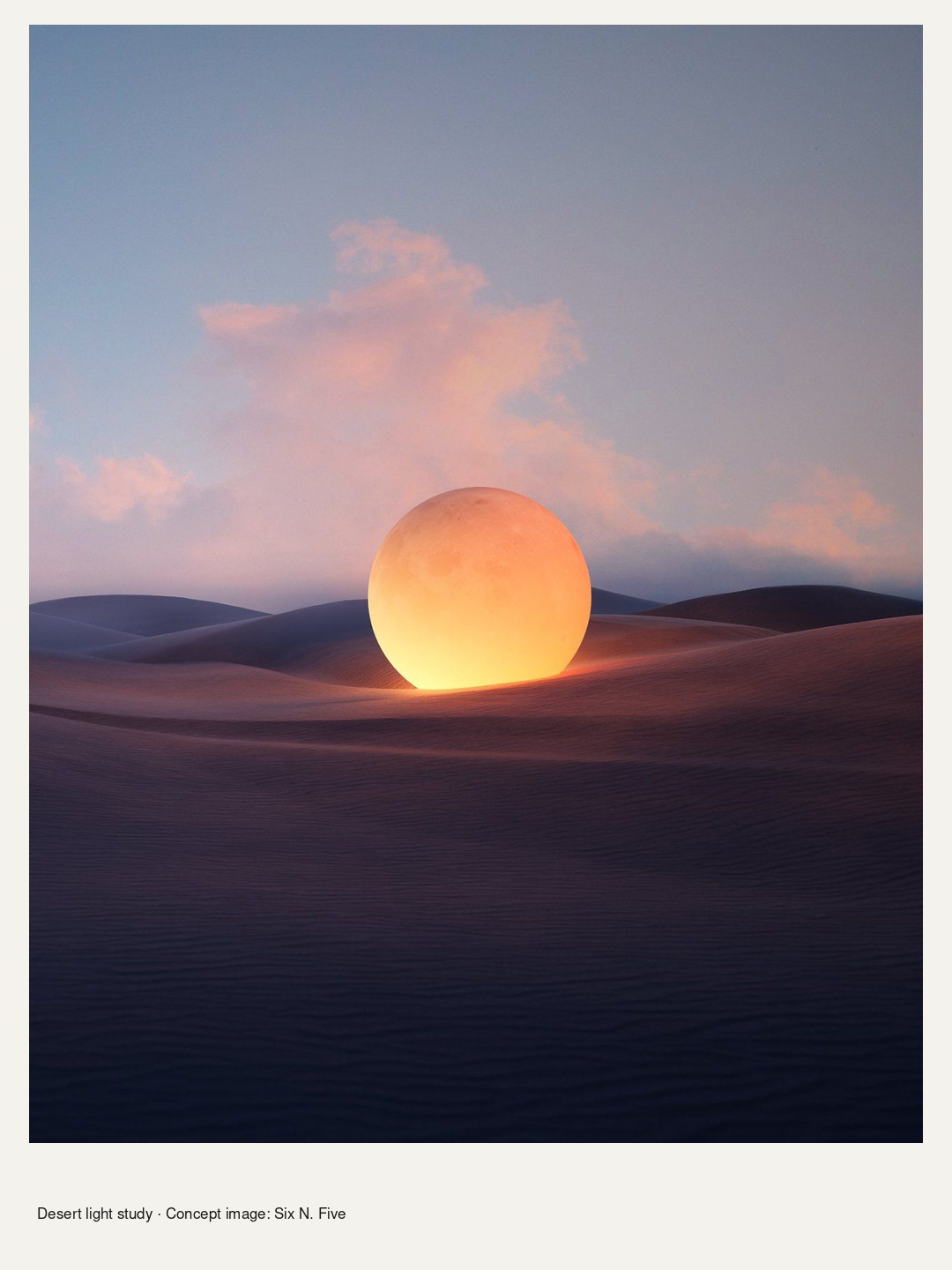 Desert light study