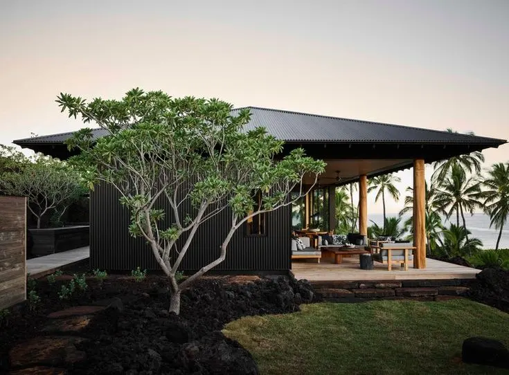 Discover the Hidden Gem of Hale Huna | Modern hawaiian house, Hawaiian modern homes, Hawaiian cabin